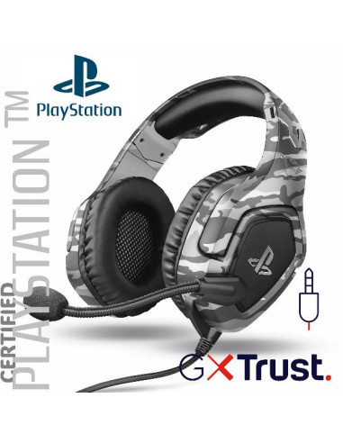 GXT 488 FORZE-G PS4 HEADSET GREY