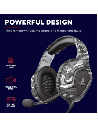 GXT 488 FORZE-G PS4 HEADSET GREY