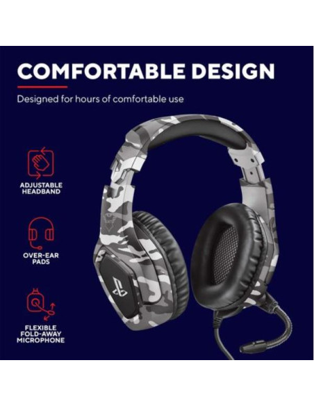 GXT 488 FORZE-G PS4 HEADSET GREY