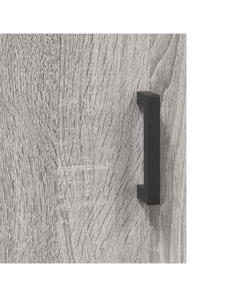 Credenza Grigio Sonoma 69,5x34x180 cm in Legno Multistrato