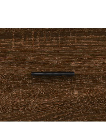 Credenza Rovere Marrone 69,5x34x90 cm in Legno Multistrato