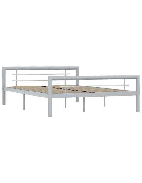 Giroletto Grigio e Bianco in Metallo 140x200 cm