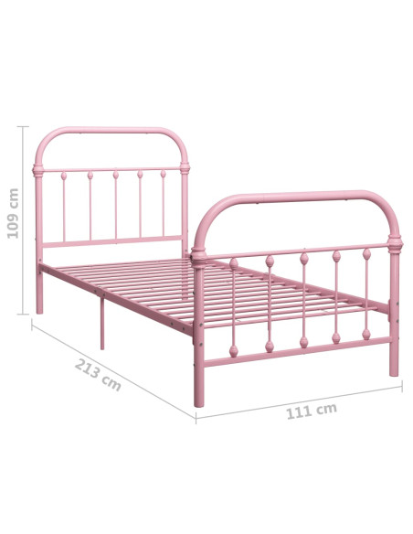 Giroletto Rosa in Metallo 100x200 cm
