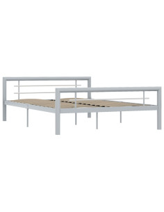Giroletto Grigio e Bianco in Metallo 120x200 cm
