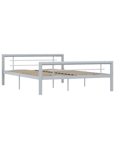 Giroletto Grigio e Bianco in Metallo 120x200 cm