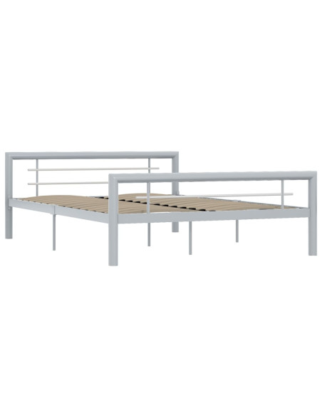 Giroletto Grigio e Bianco in Metallo 120x200 cm