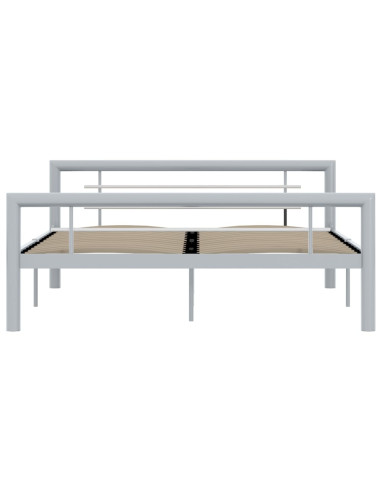 Giroletto Grigio e Bianco in Metallo 120x200 cm