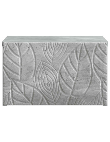 Mobiletto da notte a muro Grigio Cemento 49 x 34,5 x 20 cm