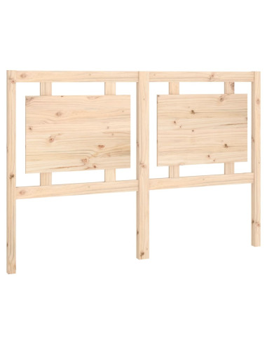 Testiera per Letto 145,5x4x100 cm in Legno Massello di Pino