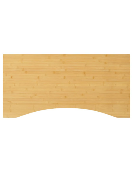 Piano Scrivania 110x55x2,5 cm in Bambù
