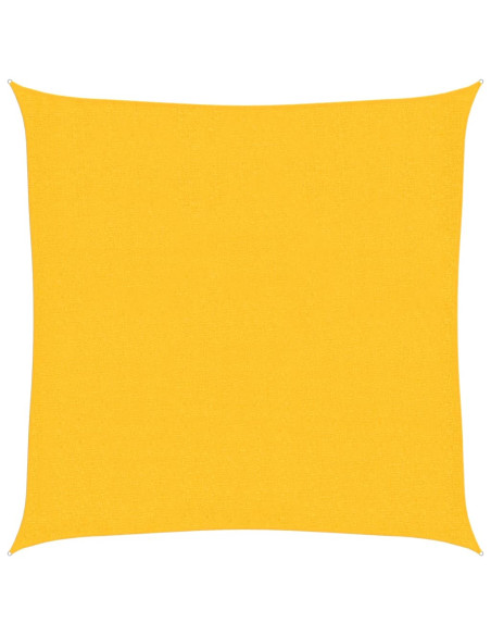 Vela Parasole 160 g/m² Gialla 2x2 m in HDPE