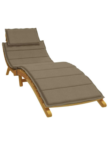 Cuscino per Lettino Prendisole Tortora Mélange 186x58x4cm