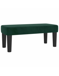 | panchina | Verde Scuro 70 x 30 x 30 cm Velluto