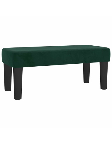 | panchina | Verde Scuro 70 x 30 x 30 cm Velluto
