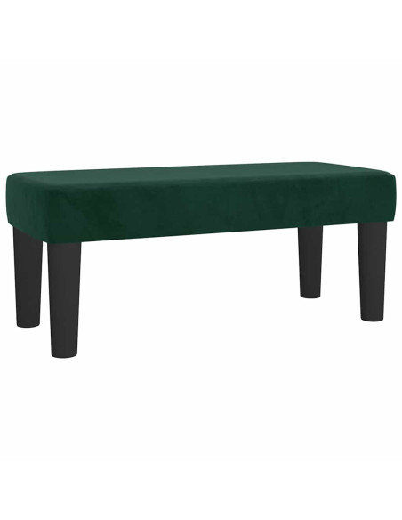 | panchina | Verde Scuro 70 x 30 x 30 cm Velluto
