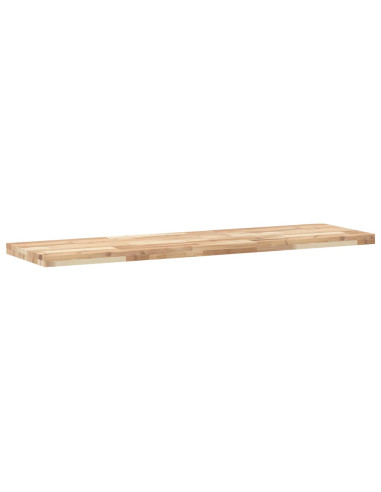 Piano da Bagno Non Trattato 120x40x4cm Legno Massello di Acacia