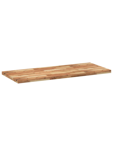 Piano Scrivania a Olio 140x60x4 cm Legno Massello Acacia