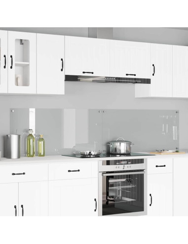 Schienale da cucina 2 pcs Trasparente 110 x 50 cm
