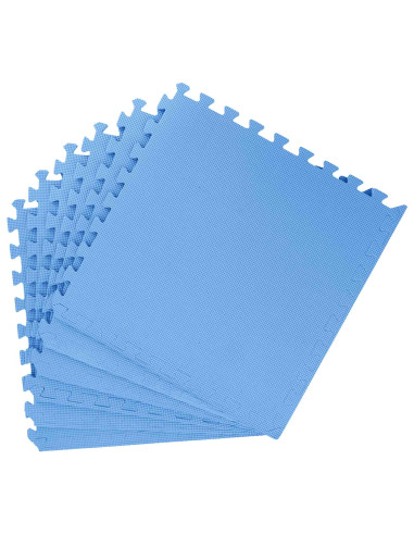 Tappeti 24 pcs Blu 8,64 m² Schiuma EVA