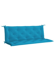 Cuscini per Panca 2 pz Azzurri 150x50x7 cm in Tessuto Oxford 2