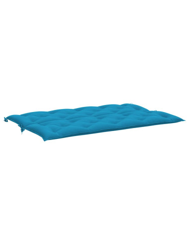 Cuscini per Panca 2 pz Azzurri 150x50x7 cm in Tessuto Oxford
