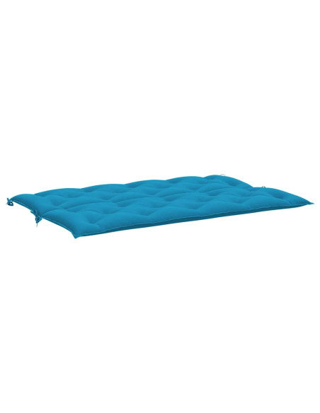 Cuscini per Panca 2 pz Azzurri 150x50x7 cm in Tessuto Oxford