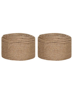Spago in juta 2 pcs 100 m 2 Naturale 100% juta Tossa 2