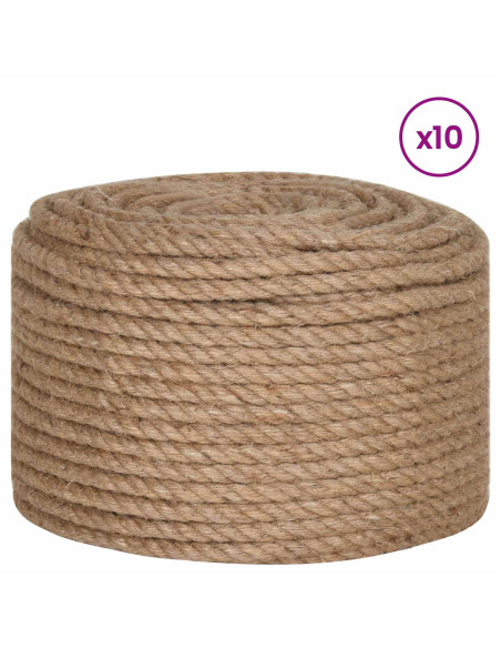 Spago in juta 10 pcs 2 Naturale 100% juta Tossa