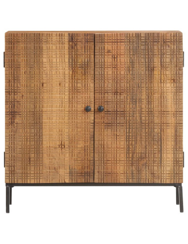 Credenza 75x30x75 cm in Legno Massello di Mango