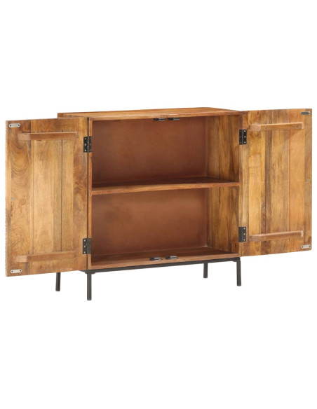 Credenza 75x30x75 cm in Legno Massello di Mango