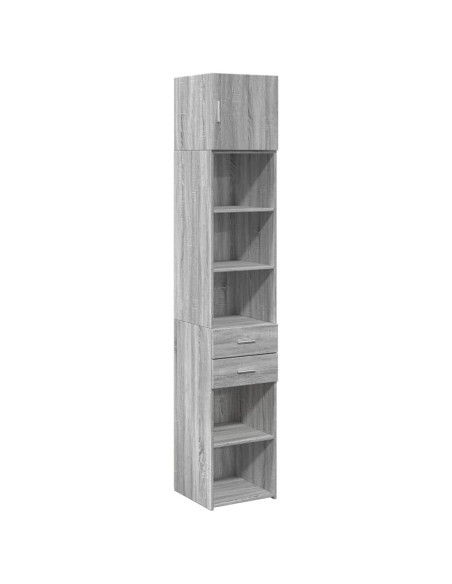 Mobile Sottile Grigio Sonoma 40x42,5x225 cm in Truciolato