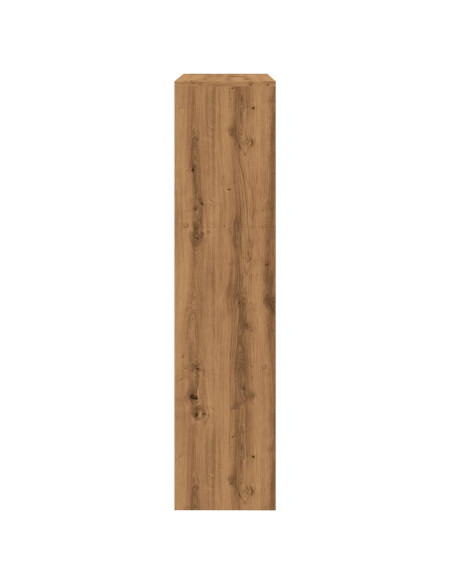 Libreria 3Ripiani Rovere Artigianale 123x29x123cm in Truciolato