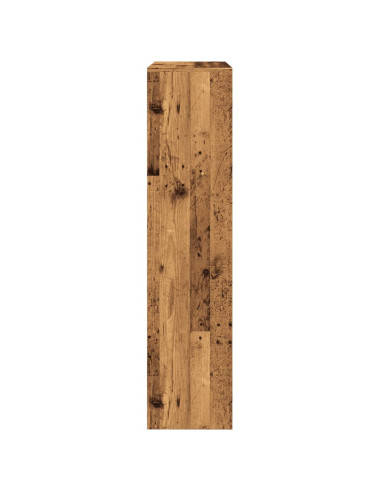 Libreria Divisorio 3Ripiani Legno Antico 123x29x123 Truciolato