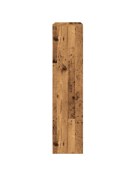 Libreria Divisorio 3Ripiani Legno Antico 123x29x123 Truciolato