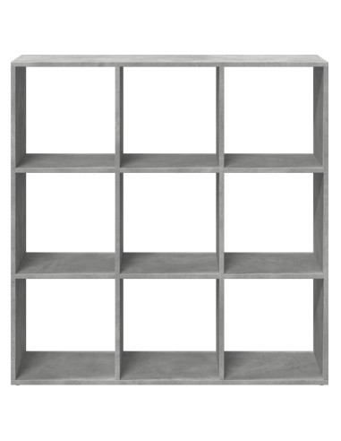 Libreria Divisorio Grigio Cemento 102x29x103,5 cm in Truciolato
