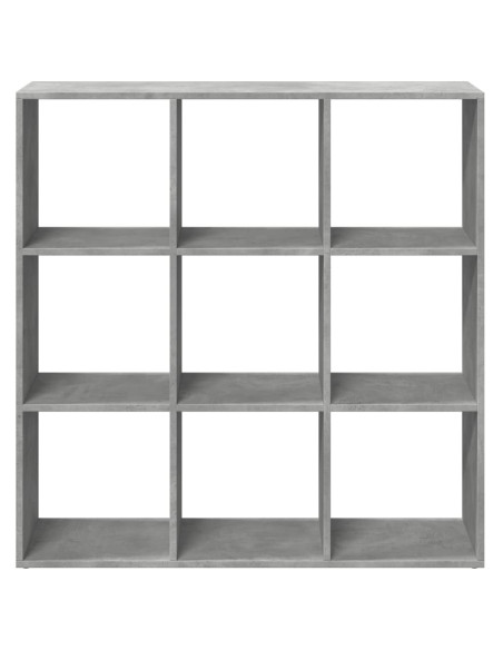 Libreria Divisorio Grigio Cemento 102x29x103,5 cm in Truciolato
