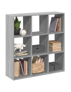 Libreria Divisorio Grigio Sonoma 102x29x103,5 cm in Truciolato
