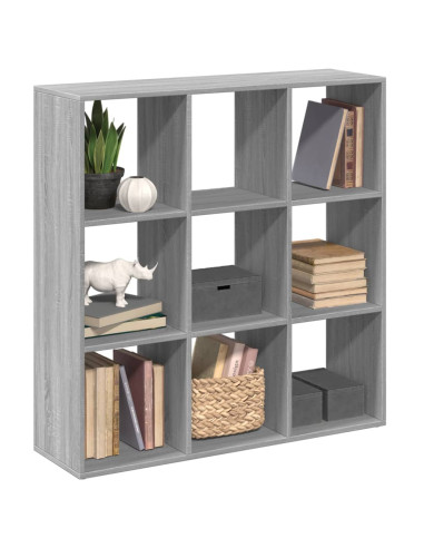 Libreria Divisorio Grigio Sonoma 102x29x103,5 cm in Truciolato
