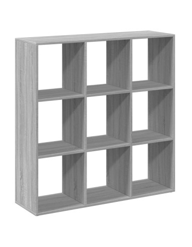 Libreria Divisorio Grigio Sonoma 102x29x103,5 cm in Truciolato