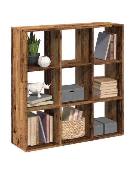 Libreria Divisorio Legno Antico 102x29x103,5 cm in Truciolato