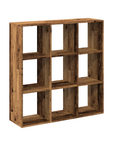 Libreria Divisorio Legno Antico 102x29x103,5 cm in Truciolato