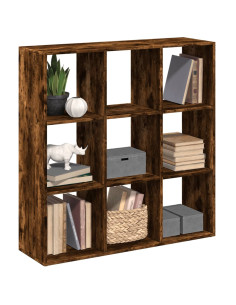 Libreria Divisorio Rovere Fumo 102x29x103,5 cm in Truciolato