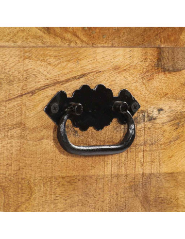 Scarpiera 86x35x55 cm in Legno Massello di Mango