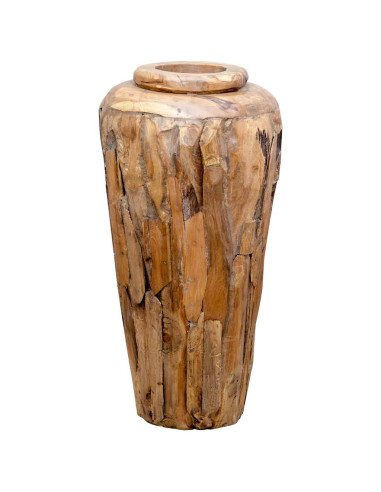 Vaso Decorativo 40x80 cm in Legno Massello di Teak