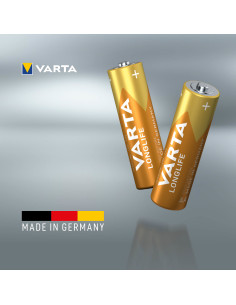 BATTERIA MINISTILO AAA LR03 LONG LIFE 1,5V MEGAPACK 10PZ