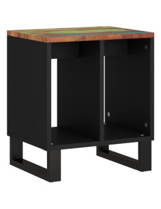 Tavolino 40x31x46 cm Legno Massello Recupero e Multistrato 2