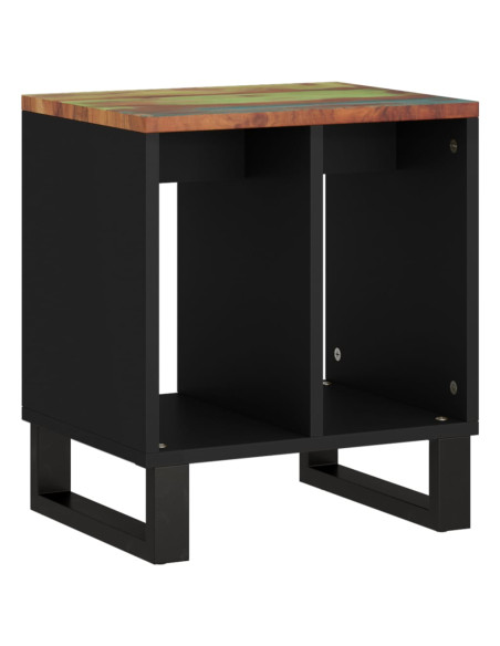 Tavolino 40x31x46 cm Legno Massello Recupero e Multistrato