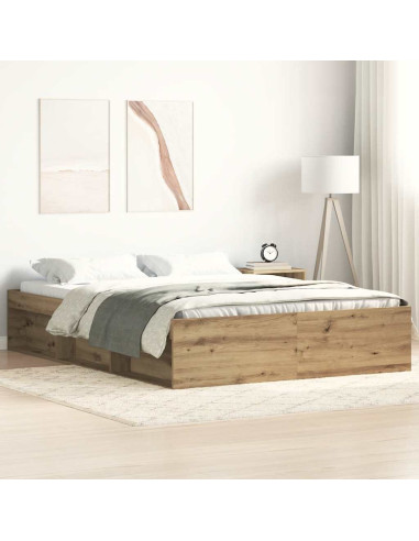 Giroletto senza Materasso Rovere Artigianale 160x200 cm