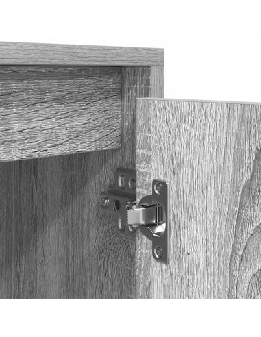 Mobile Porta TV Grigio Sonoma 188,5x41x50 cm Legno Multistrato