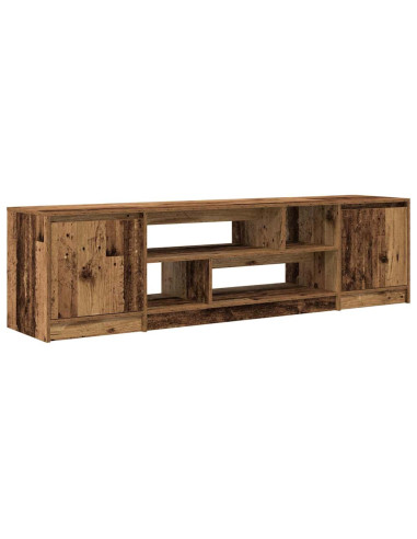 Mobile Porta TV Legno Antico 188,5x41x50 cm in Truciolato
